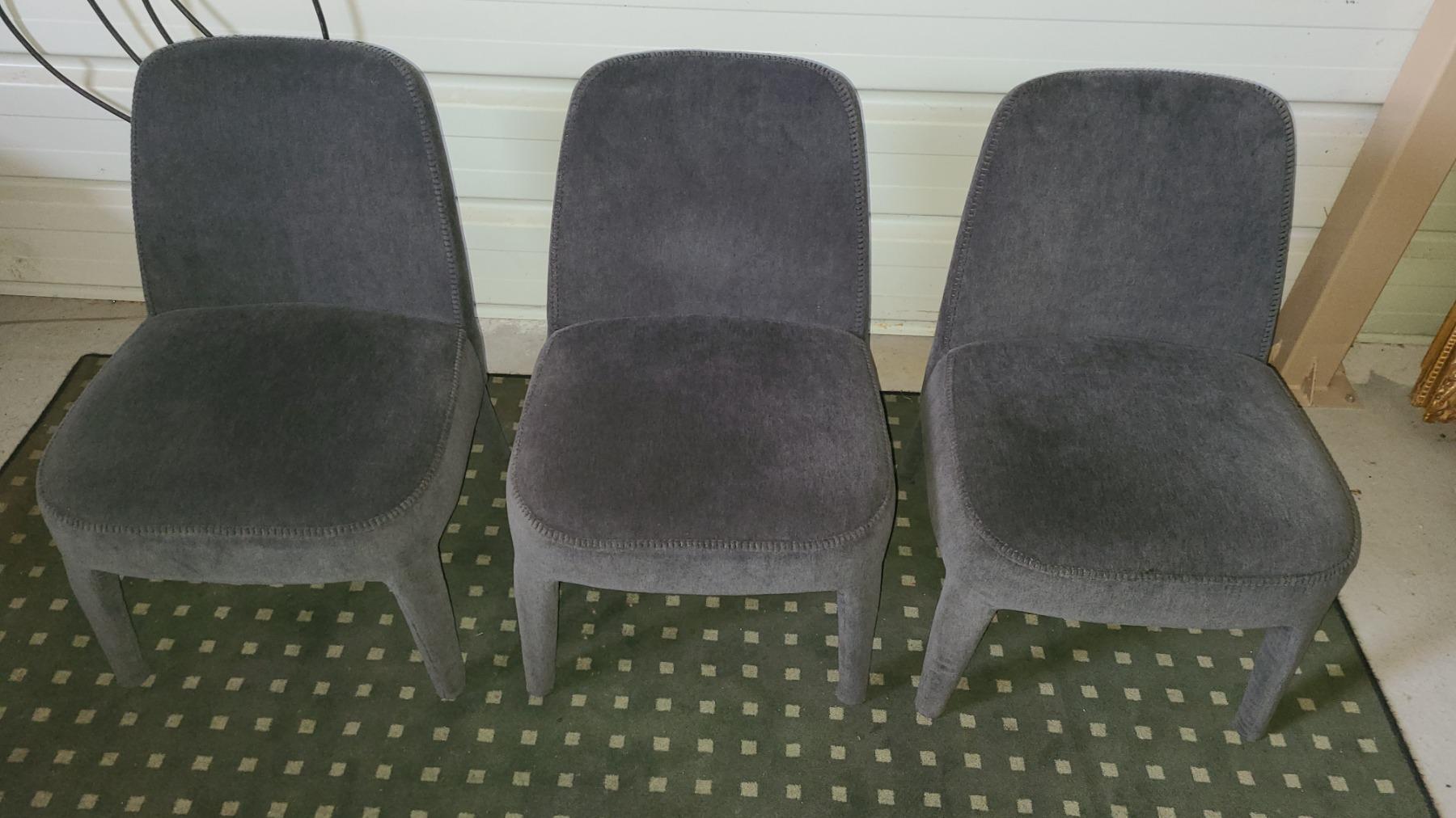 3 Chaises  Par Antonio Citterio Pour Maxalto