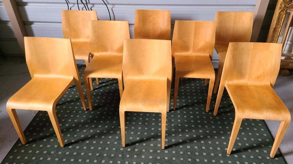 8 Chaises Laleggera De Riccardo Blumer Par Alias