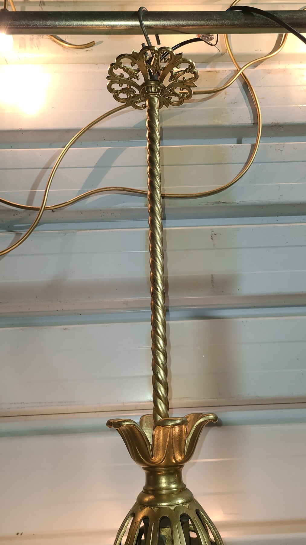 Lanterne Eclairage public bronze XIX Siecle