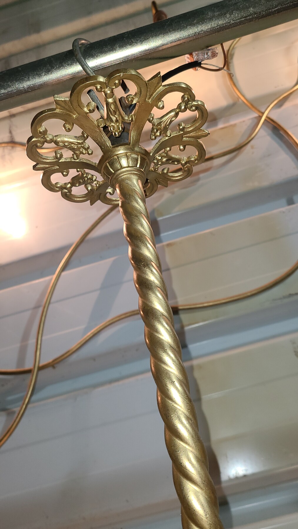 Lanterne Eclairage public bronze XIX Siecle