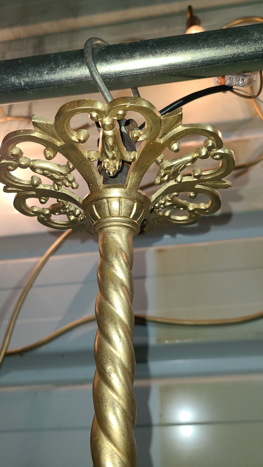 Lanterne Eclairage public bronze XIX Siecle